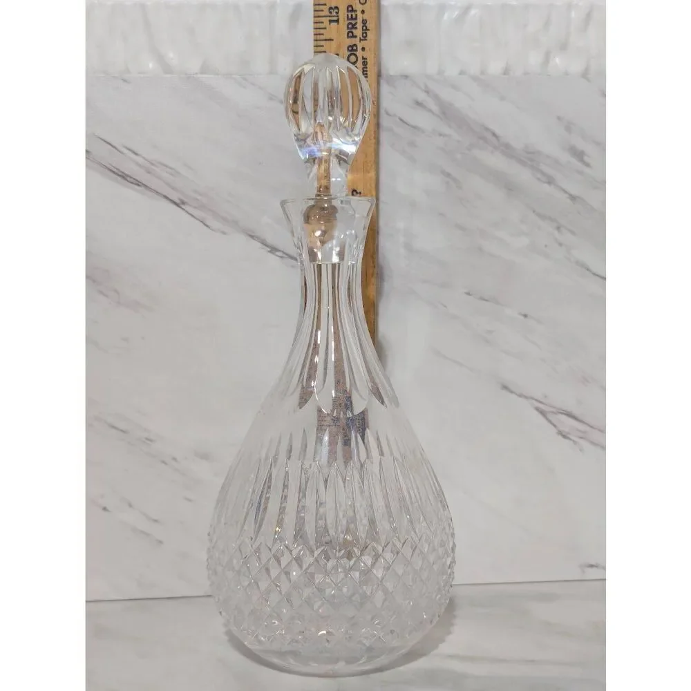 Unknown Brand Cut Lead Crystal Decanter With Stopper Glassware